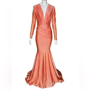 Jessica Angel Formal Gown Maxi Dress - Style 325 Color Roses Size Small.